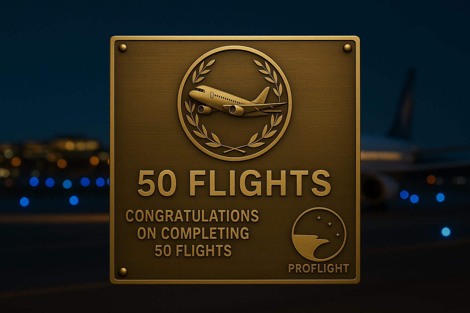 Pilot 50 flights